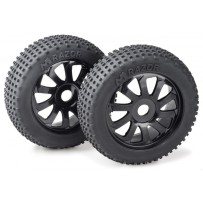 Absima - Wheel Set Buggy Razor 10 Spoke / Dirt black 2520015
