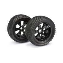 Absima - Wheel Set LP Truggy Dirt schwarz 1:8 2520013
