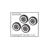 Absima - 1.2 Tracking A/T Wheel Set - PRO Crawler 1:18 1010104 AB240237