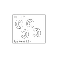 Absima - 1.2 Tyre Foam - PRO Crawler 1:18 1010102 AB240204