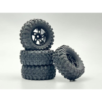 Absima - 1.2 Wheel Set Mudder-Competition 60mm 1010221 AB240396