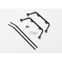 Conjunto de patines de aterrizaje anodizado negro Traxxas TRX6356