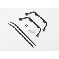 Conjunto de patines de aterrizaje anodizado negro Traxxas TRX6356