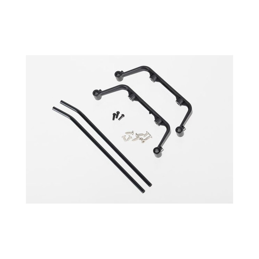 Conjunto de patines de aterrizaje anodizado negro Traxxas TRX6356 Conjunto de patines de aterrizaje anodizado negro Traxxas TRX6356