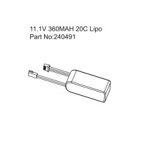 Absima - 11.1V 360MAH 20C Lipo HBP240491