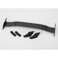 Alerón exocarbon con soportes y arandelas Traxxas TRX6414G