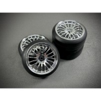Absima - 1:10 Drift Wheel Set The Pimp chrome 2510053
