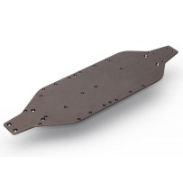 Chasis aluminio 6061-T6 anodizado titanio oscuro Traxxas TRX6422