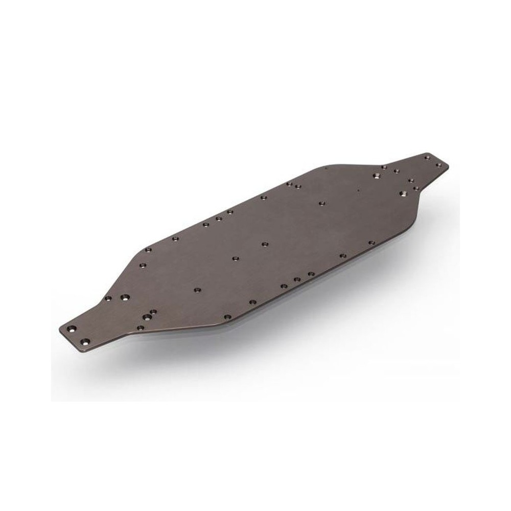 Chasis aluminio anodizado titanio oscuro Traxxas TRX6422 Chasis aluminio anodizado titanio oscuro Traxxas TRX6422
