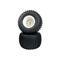 Absima - 1:10 Wheel Set Monster Sand Wheels white 2500027
