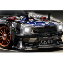 Touring Car RC 1/16 4WD Absima BL Brushless Eléctrico RTR Versión 2 AB16011