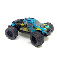 Monster Truck RC 1/16 4WD Absima MINI AMT BL-3S Brushless RTR Fluo-Blue AB16031