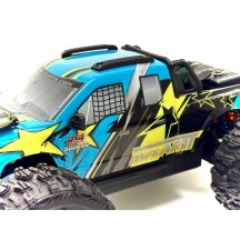 Monster Truck RC 1/16 4WD Absima MINI AMT BL-3S Brushless RTR Fluo-Blue AB16031