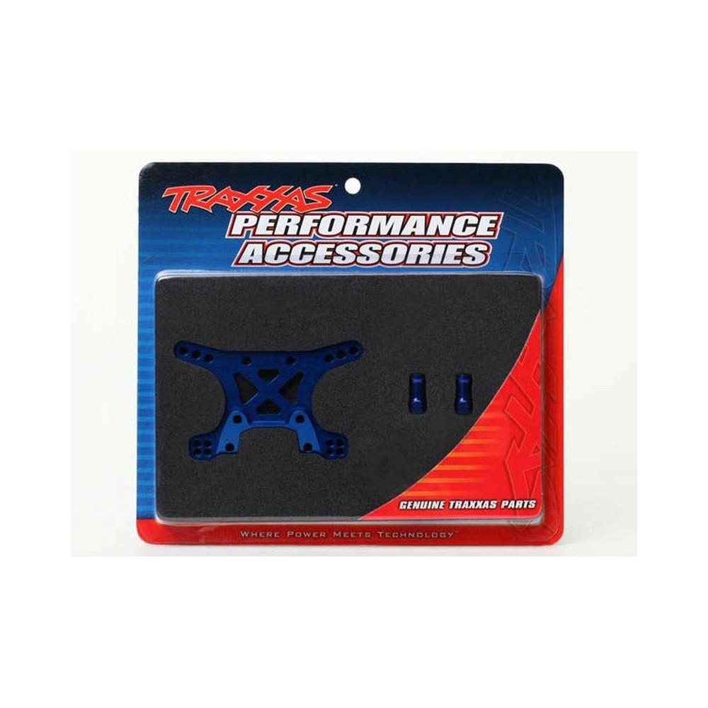 Torre de amortiguador delantero aluminio anodizado azul Traxxas TRX6440 Torre de amortiguador delantero aluminio anodizado azul Traxxas TRX6440