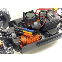 Monster Truck RC 1/16 4WD Absima MINI AMT BL-3S Brushless RTR Fluo-Blue AB16031