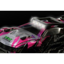 Truggy RC 1/16 4WD Absima MINI AT Eléctrico RTR Rosa/Gris AB16020