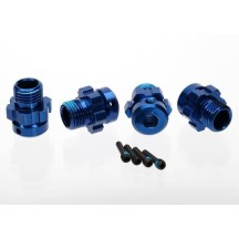 Cubo de rueda estriado de aluminio 6061-T6 anodizado azul Traxxas TRX6469