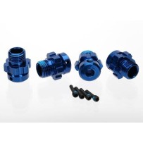 Cubo de rueda estriado de aluminio 6061-T6 anodizado azul Traxxas TRX6469