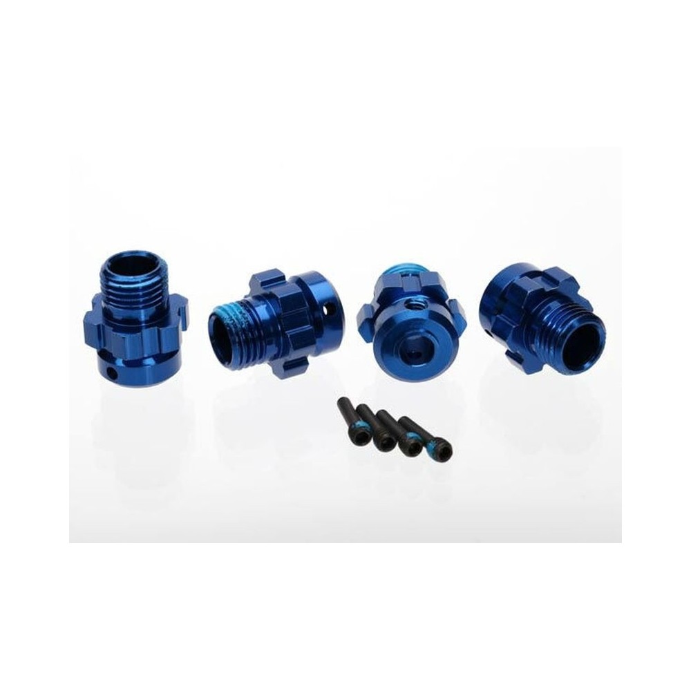 Cubo de rueda estriado de aluminio 6061-T6 anodizado azul Traxxas TRX6469 Cubo de rueda estriado de aluminio 6061-T6 anodizado azul Traxxas TRX6469