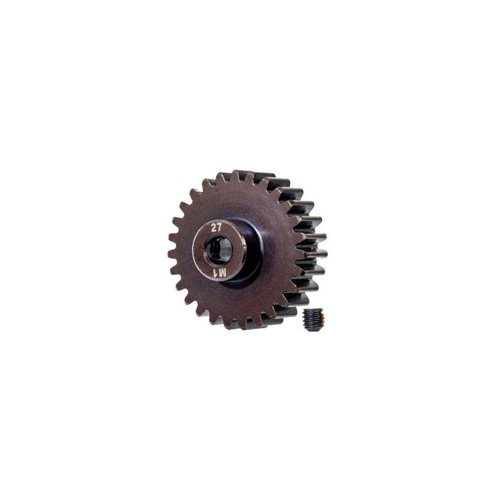 Traxxas Gear 27-t pinion (machined hardened steel) (1.0 metric pitch) (fits) TRX6480R
