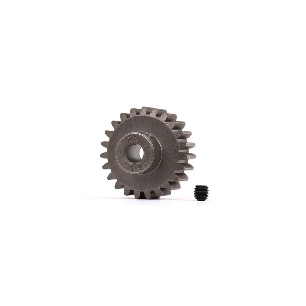 Traxxas Gear 23-t pinion (1.0 metric pitch) (fits 5mm shaft) set screw (for) TRX6481X Traxxas Gear 23-t pinion (1.0 metric pitch) (fits 5mm shaft) set screw (for) TRX6481X