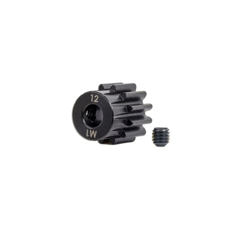 Traxxas Gear 12-t pinion (1.0 metric pitch) (fits 5mm shaft) set screw TRX6482X Traxxas Gear 12-t pinion (1.0 metric pitch) (fits 5mm shaft) set screw TRX6482X