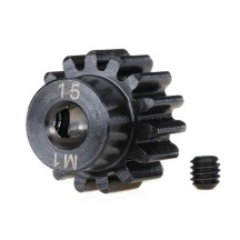 Traxxas Gear 15-t pinion (machined) (1.0 metric pitch) (fits 5mm shaft) TRX6487R
