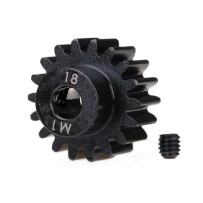 Traxxas Gear 18-t pinion (machined) (1.0 metric pitch) (fits 5mm shaft) TRX6491R