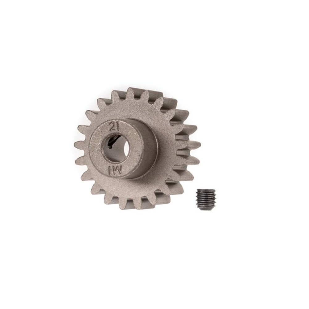 Traxxas Gear 21-t pinion (1.0 metric pitch) (fits 5mm shaft) TRX6493X Traxxas Gear 21-t pinion (1.0 metric pitch) (fits 5mm shaft) TRX6493X