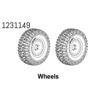 Absima - 2.2 Tire Set CR4.4 1231149