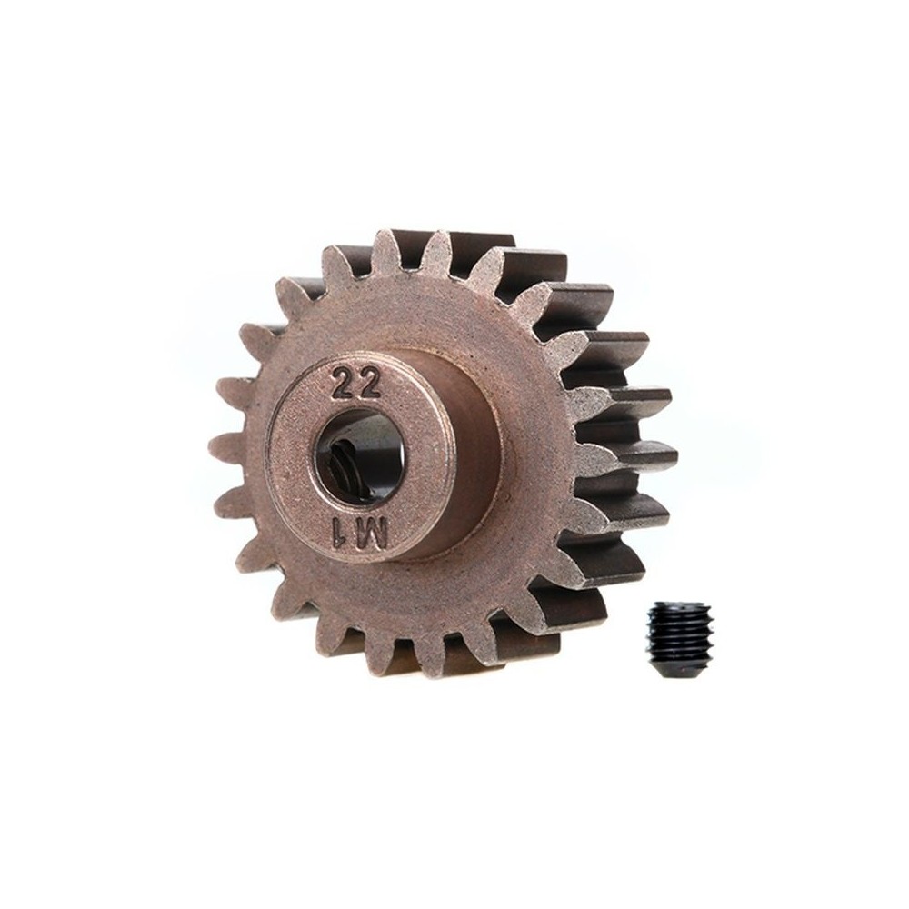 Traxxas Gear 22-t pinion (1.0 metric pitch) (fits 5mm shaft) TRX6495X Traxxas Gear 22-t pinion (1.0 metric pitch) (fits 5mm shaft) TRX6495X