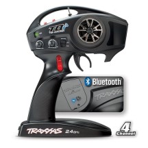 Emisora TQi 2.4 GHz cuatro canales alta potencia con receptor inalámbrico 5 canales Traxxas TRX6507R