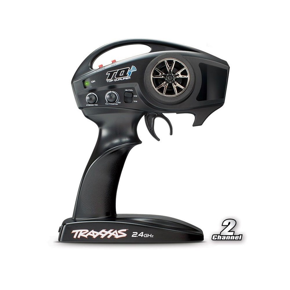 Emisora TQi 2.4 GHz dos canales alta potencia con receptor inalámbrico 5 canales Traxxas TRX6509R Emisora TQi 2.4 GHz dos canales alta potencia con receptor inalámbrico 5 canales Traxxas TRX6509R