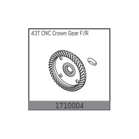 Absima - 43T CNC Crown Gear F/R 1710004
