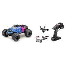 Monster Truck RC 1/16 4WD Absima MINI AMT Eléctrico RTR Rosa/Azul AB16007