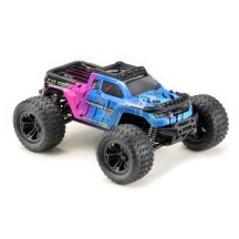 Monster Truck RC 1/16 4WD Absima MINI AMT Eléctrico RTR Rosa/Azul AB16007
