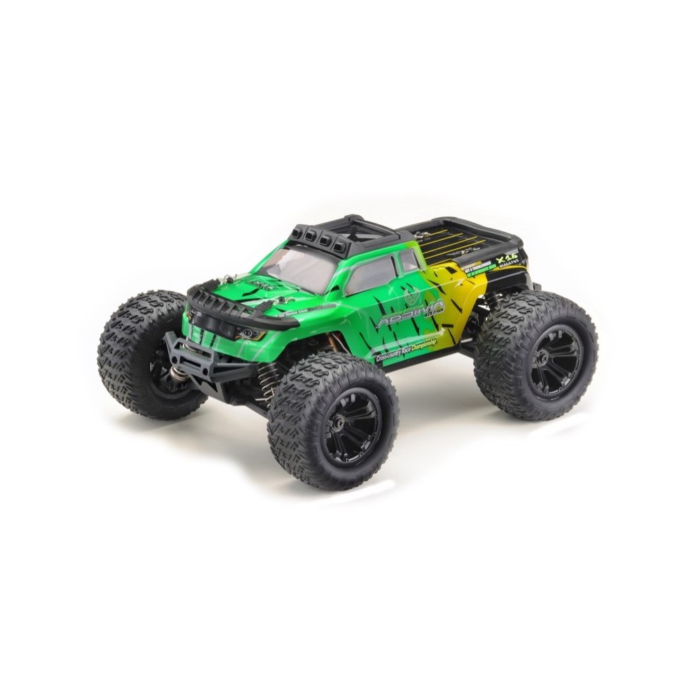 Monster Truck RC 1/16 4WD Absima MINI AMT Eléctrico RTR Amarillo/Verde AB16008 Monster Truck RC 1/16 4WD Absima MINI AMT Eléctrico RTR Amarillo/Verde AB16008