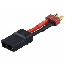Absima - Adapter with cable T-plug M suitable for Traxxas F 50mm 3040084