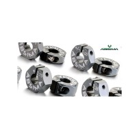 Bujes de rueda Absima - Aluminio 7075 T6 offset +2.00mm 1:10 2560017