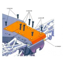 Absima - Alu. Protection Plate for Buggy AB2.4/3.4 1230492