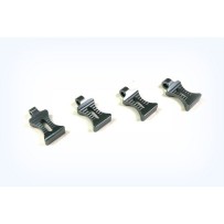 Absima - Aluminum Pin Grip - gun metal 2440053