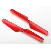 Juego de palas de rotor rojo Traxxas TRX6628