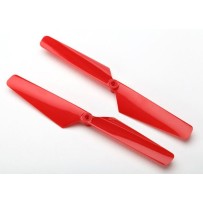 Juego de palas de rotor rojo Traxxas TRX6628