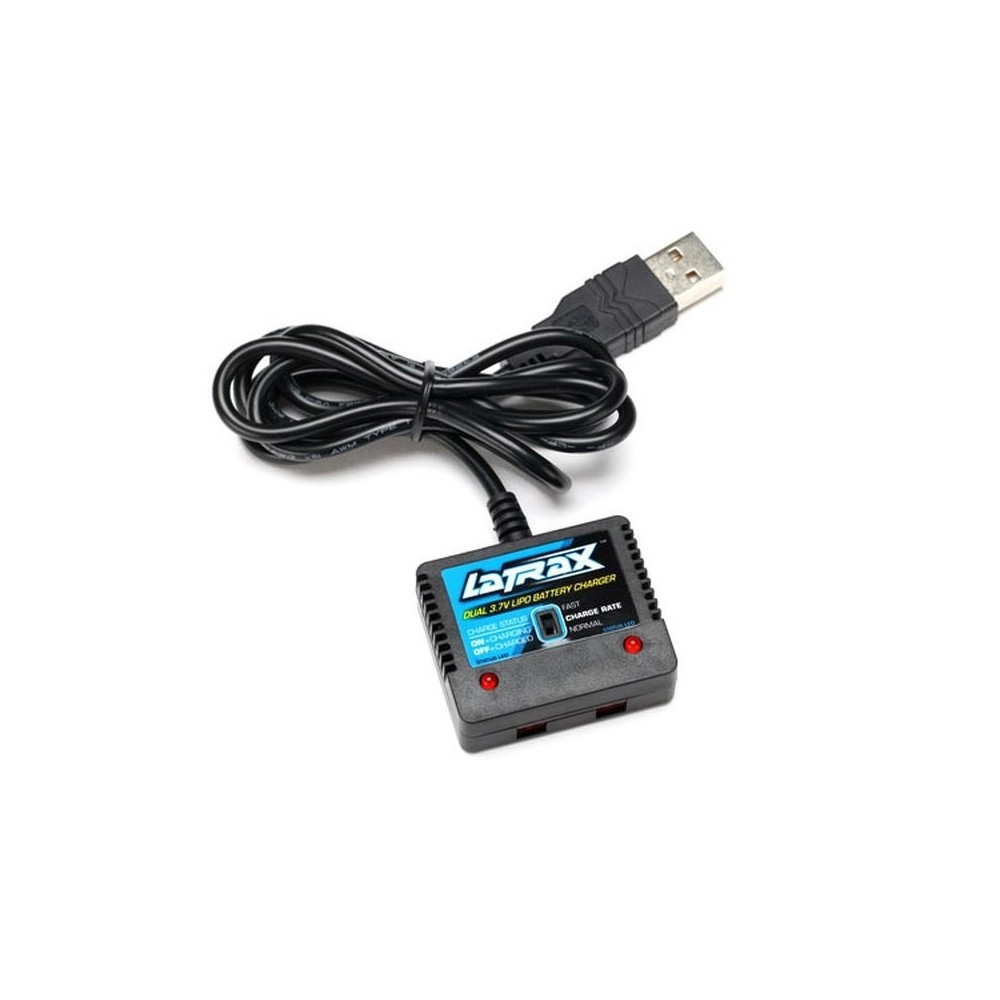 Cargador Traxxas usb dual-port TRX6638