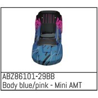 Absima - Body blue/pink - Mini AMT ABZ86101-29BB