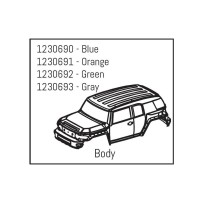 Absima - Body Green - Khamba 1230692