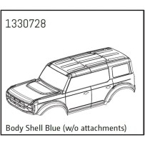 Absima - Body Shell blue w/o attachments - BronX 1330728