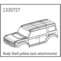 Absima - Body Shell yellow w/o attachments - BronX 1330727