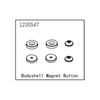 Absima - Bodyshell Magnet Button 1230547