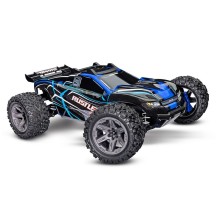 Traxxas Rustler 4x4 BL-2S 1:10 4WD RTR Brushless Stadium Truck - Blue TRX67164-4BLUE
